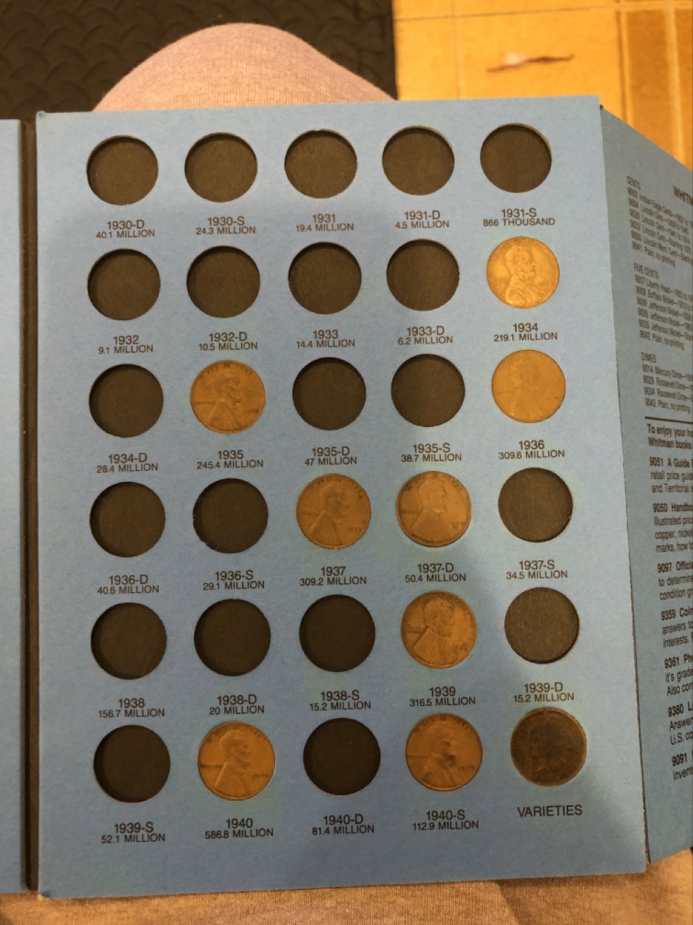 Lincoln Cent Collection 1909-1940  coin collectible - Main Image 3