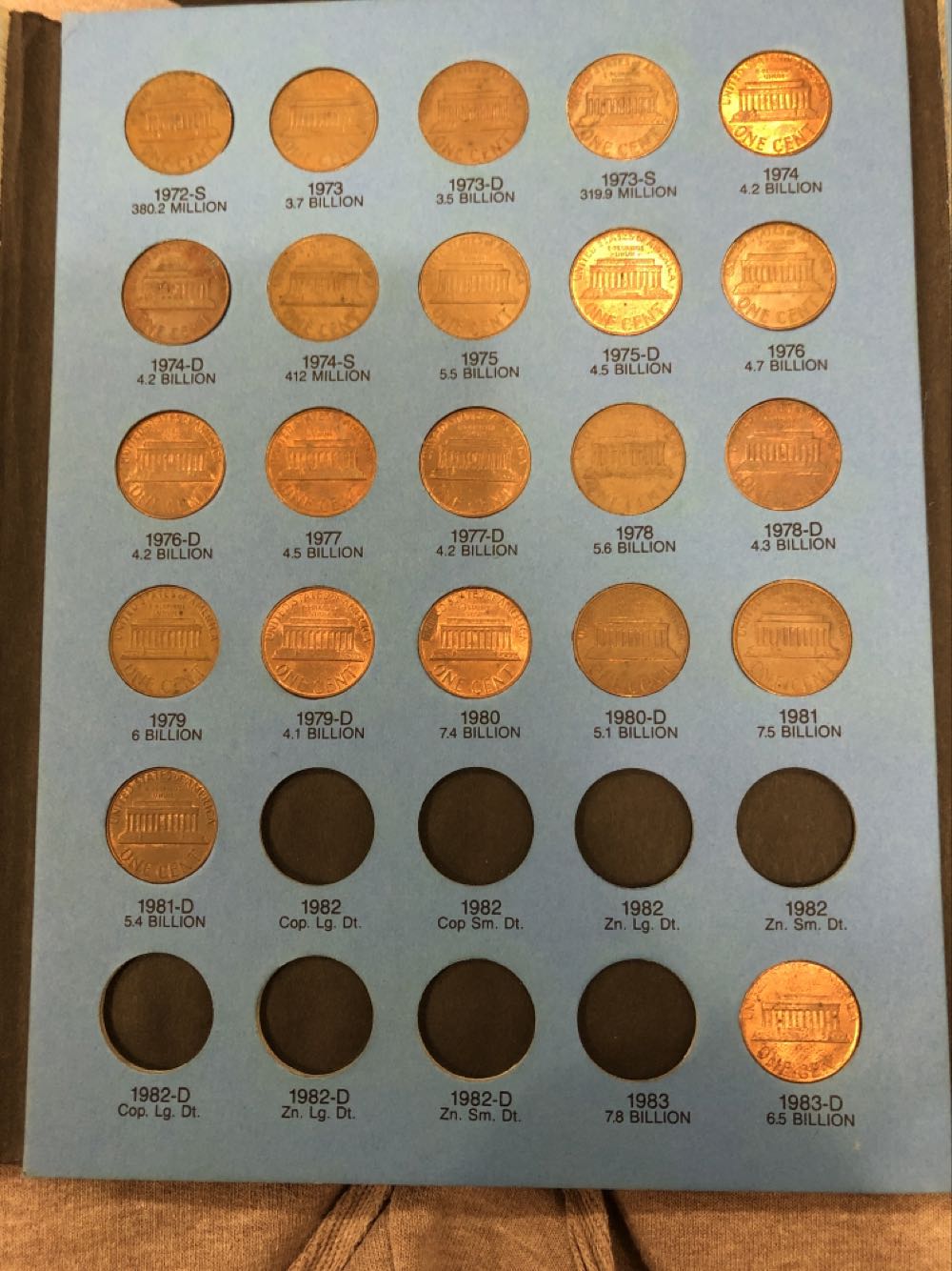 Lincoln Memorial Cnt Collection 1959-1998  coin collectible - Main Image 2