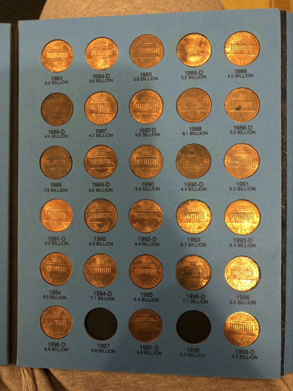 Lincoln Memorial Cnt Collection 1959-1998  coin collectible - Main Image 3