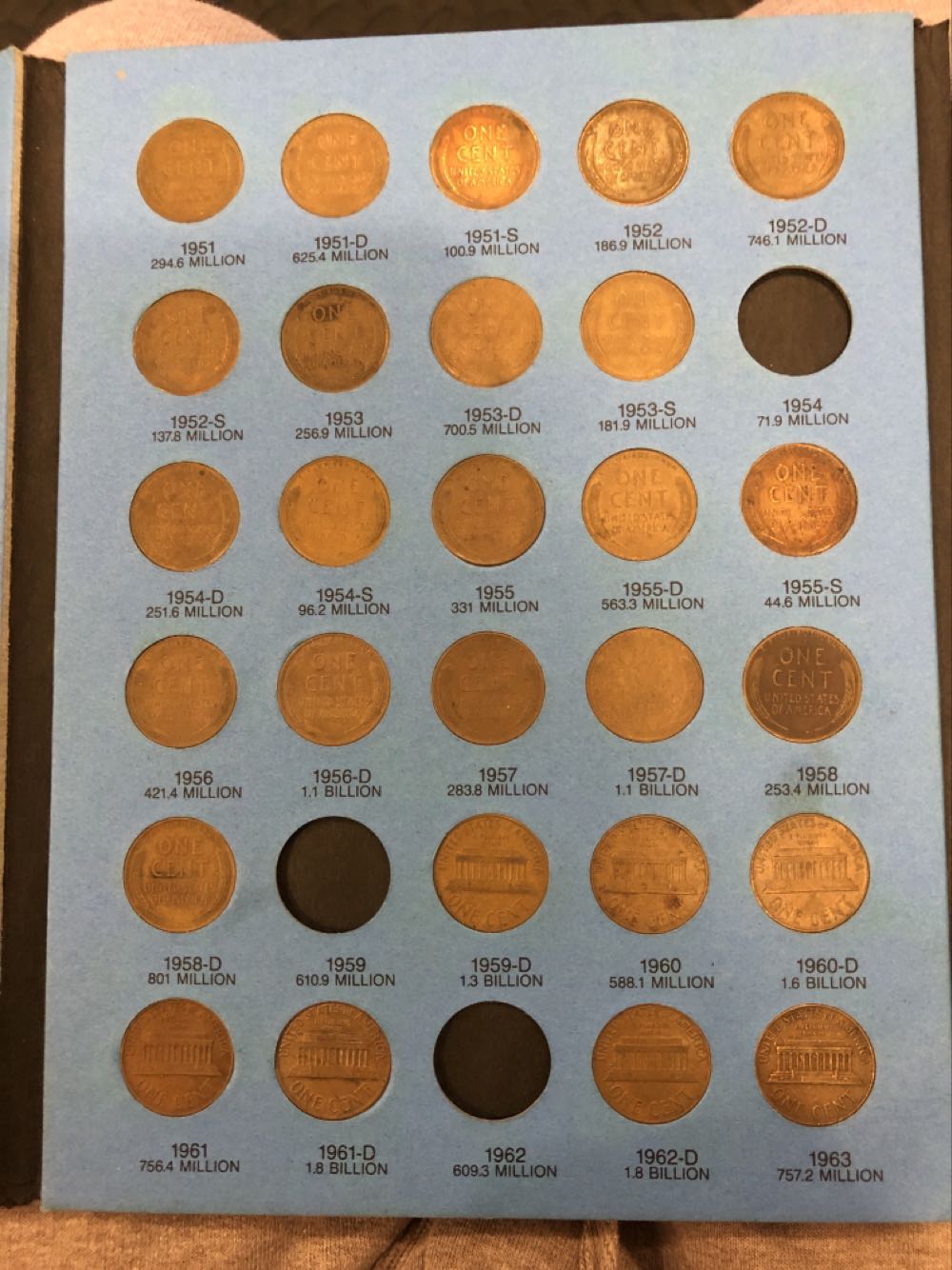 Lincoln Cents Collection 1941-1974 #2  coin collectible - Main Image 2