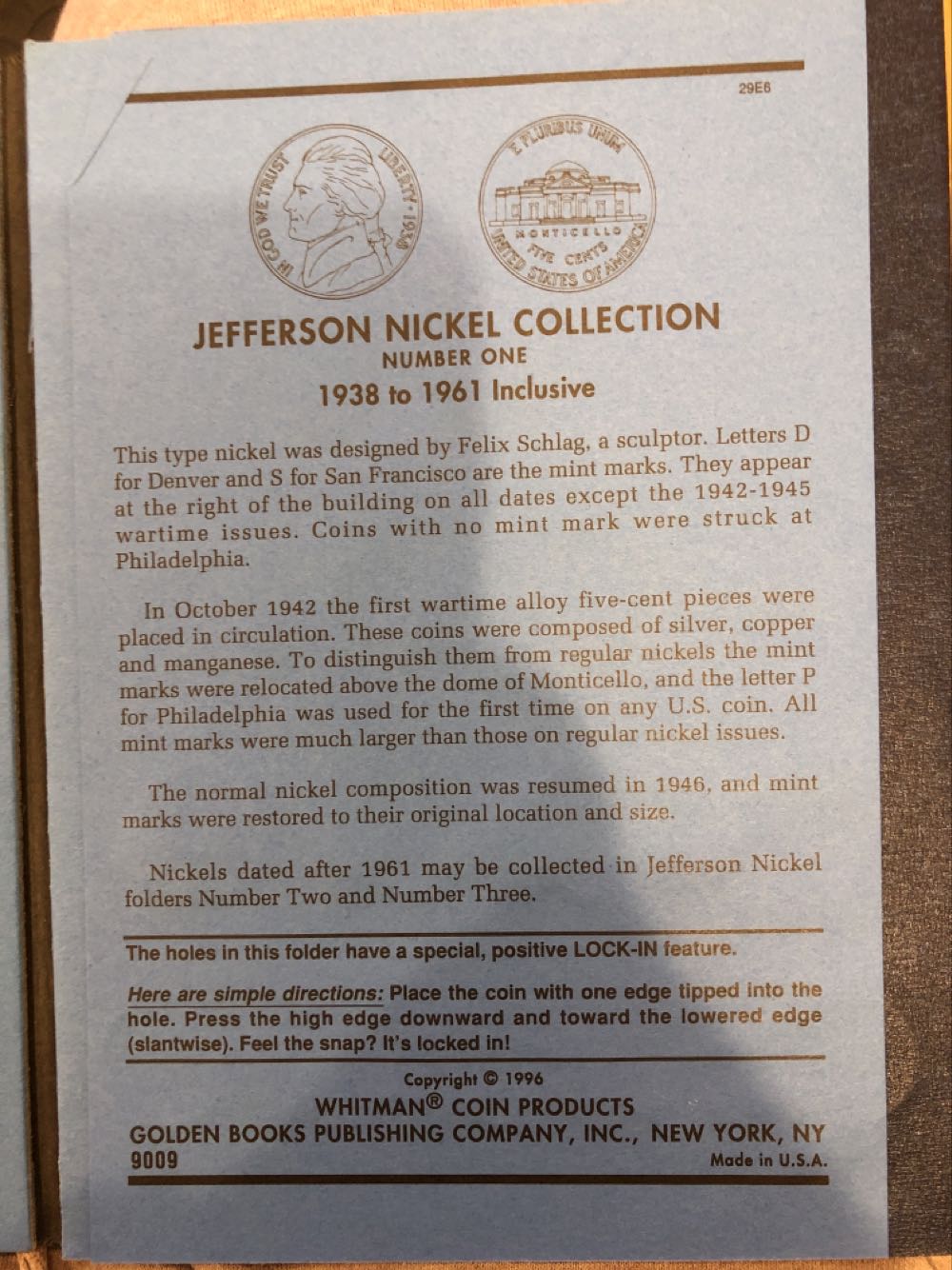Jefferson Nickels Collection 1938-1961  coin collectible - Main Image 4