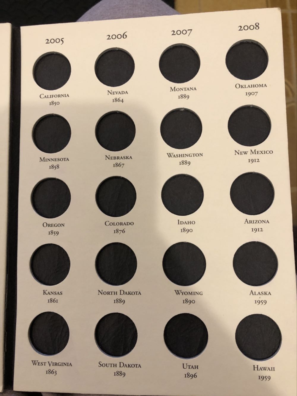 50 State Commemorative Quarter Holder  coin collectible - Main Image 4