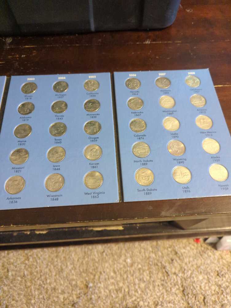 Fifty State Commemorative Quarters 1999-2008  coin collectible - Main Image 4
