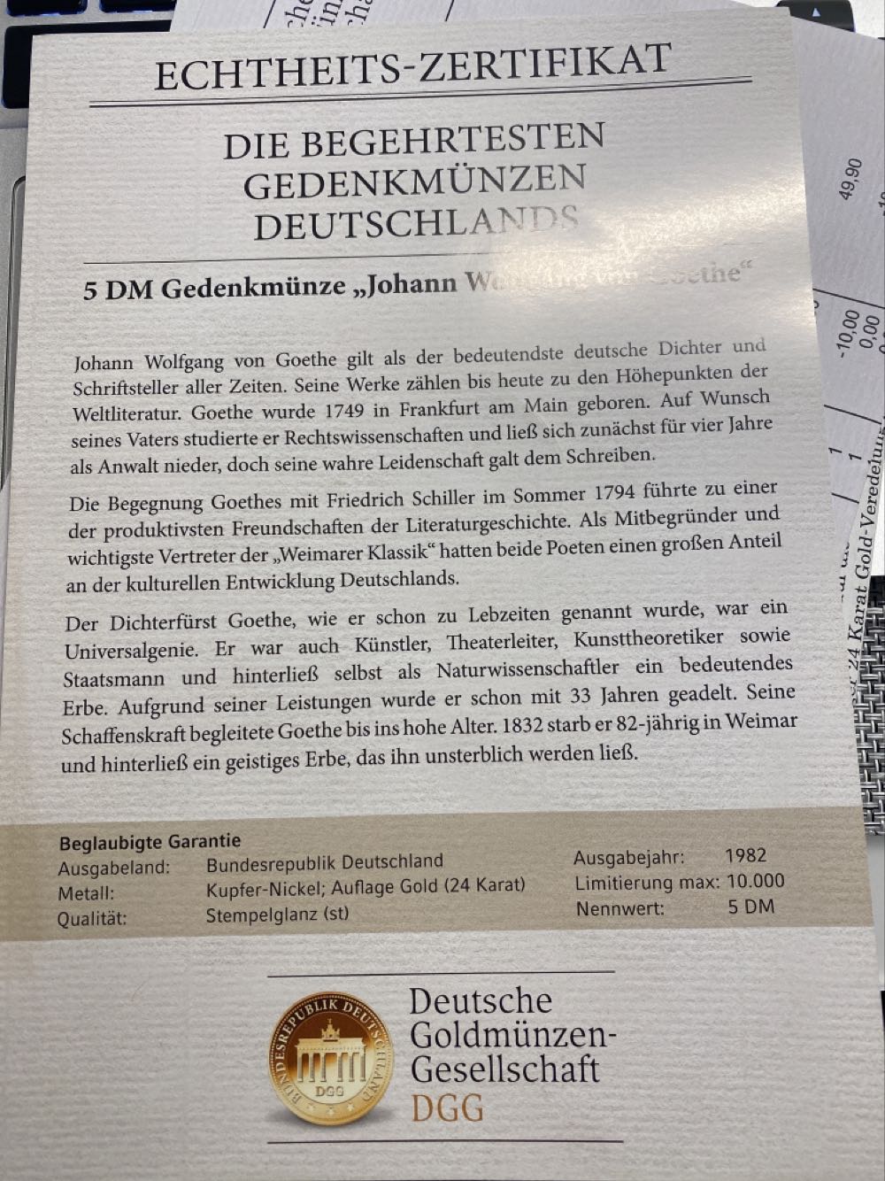 Gedenkmünze der Bundesrepublik Deutschland  coin collectible - Main Image 3