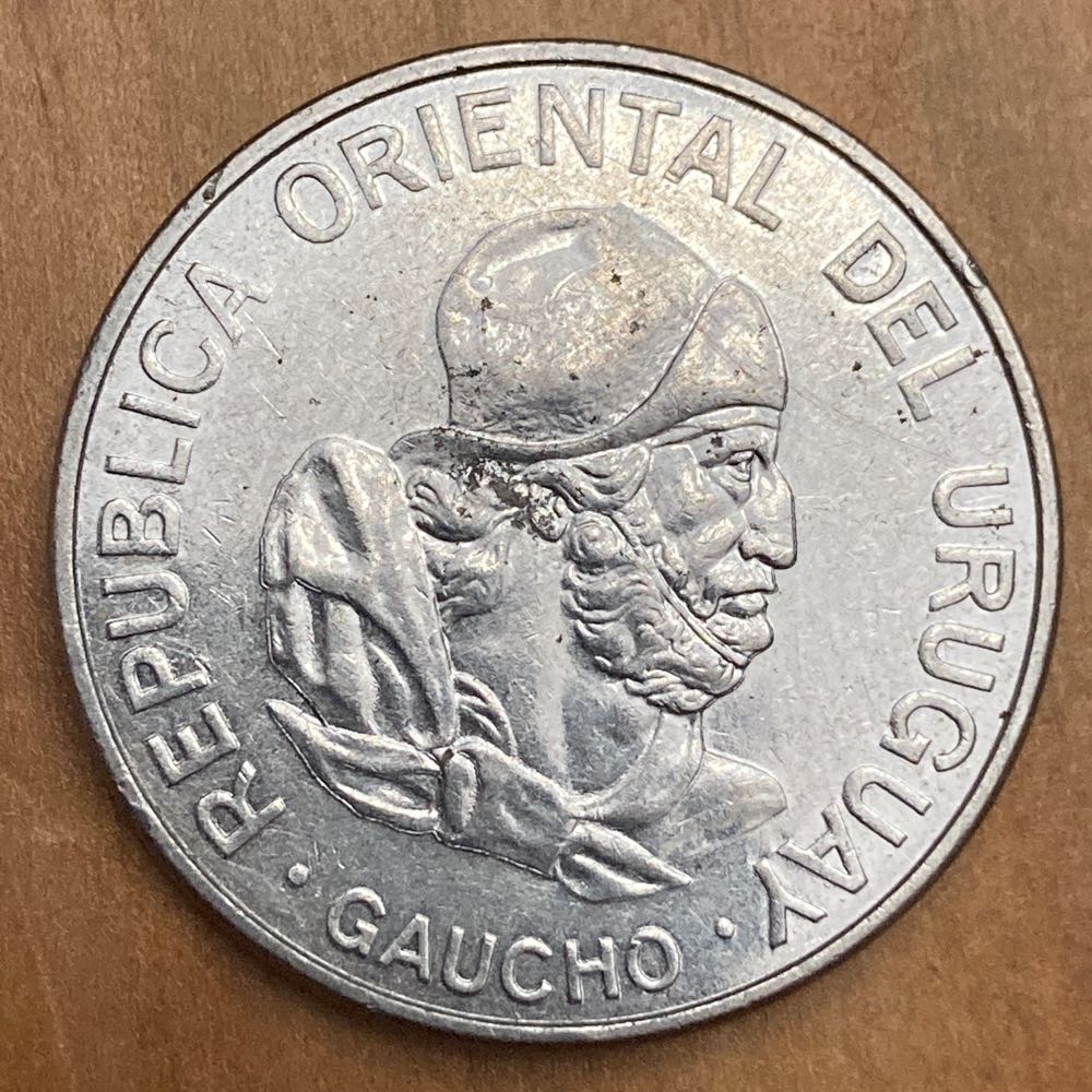 Uruguay - 100 Nuevo Pesos  coin collectible - Main Image 2