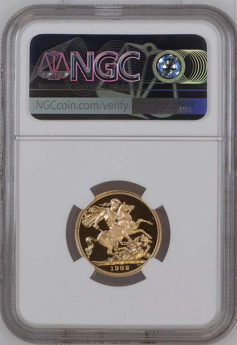 1982 Full Sovereign PF69 Ultra Cameo  coin collectible - Main Image 2