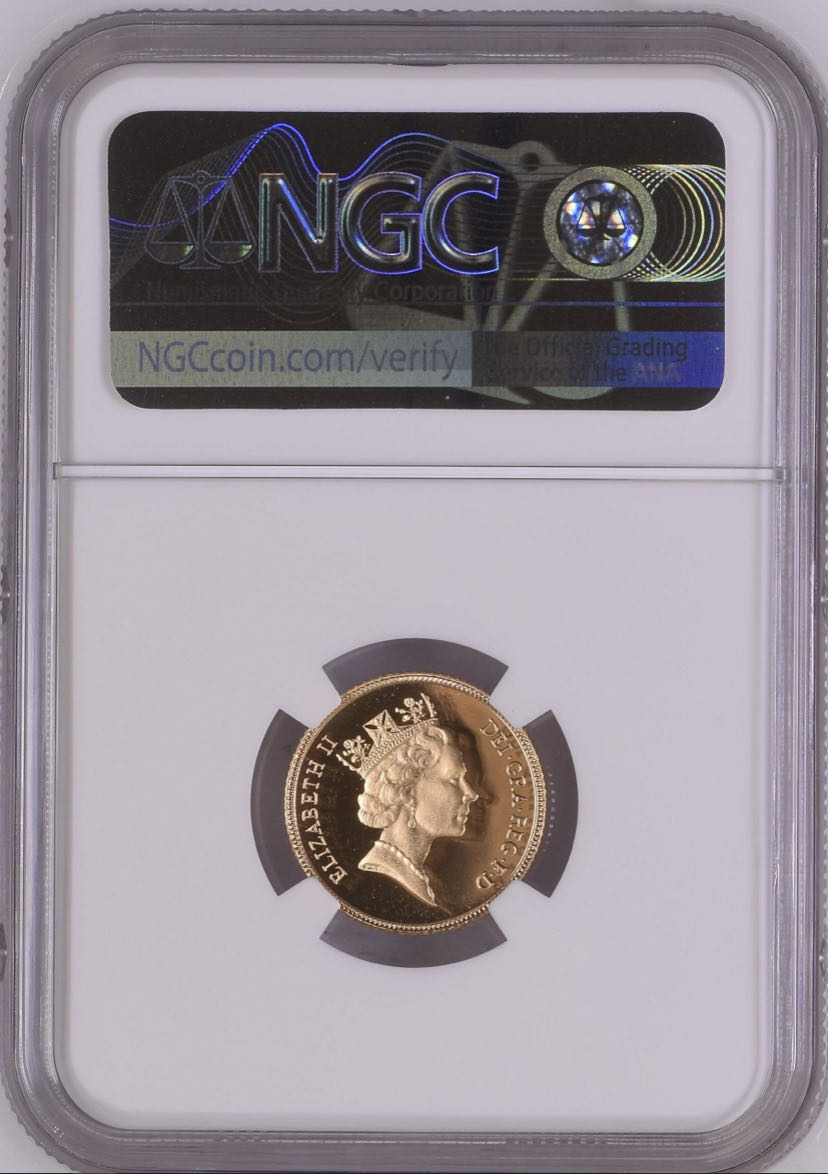 1987 Half Sovereign PF69 Ultra Cameo  coin collectible - Main Image 2