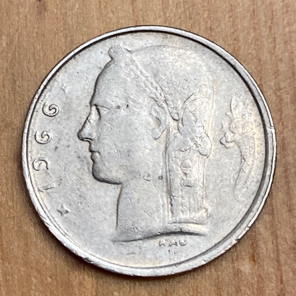 Belgium - 1 Franc (french)  coin collectible - Main Image 2