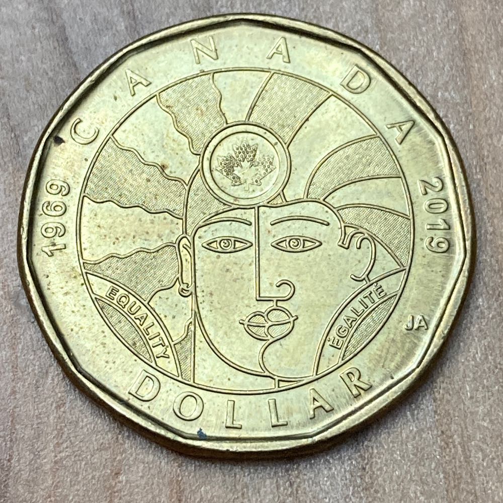 Canada - 1 Dollar (Equality) coin collectible - Main Image 1
