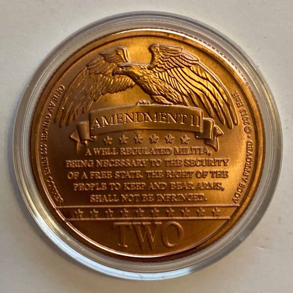 ACOS - 2nd Amendment, ”Militia” 2014  coin collectible - Main Image 2