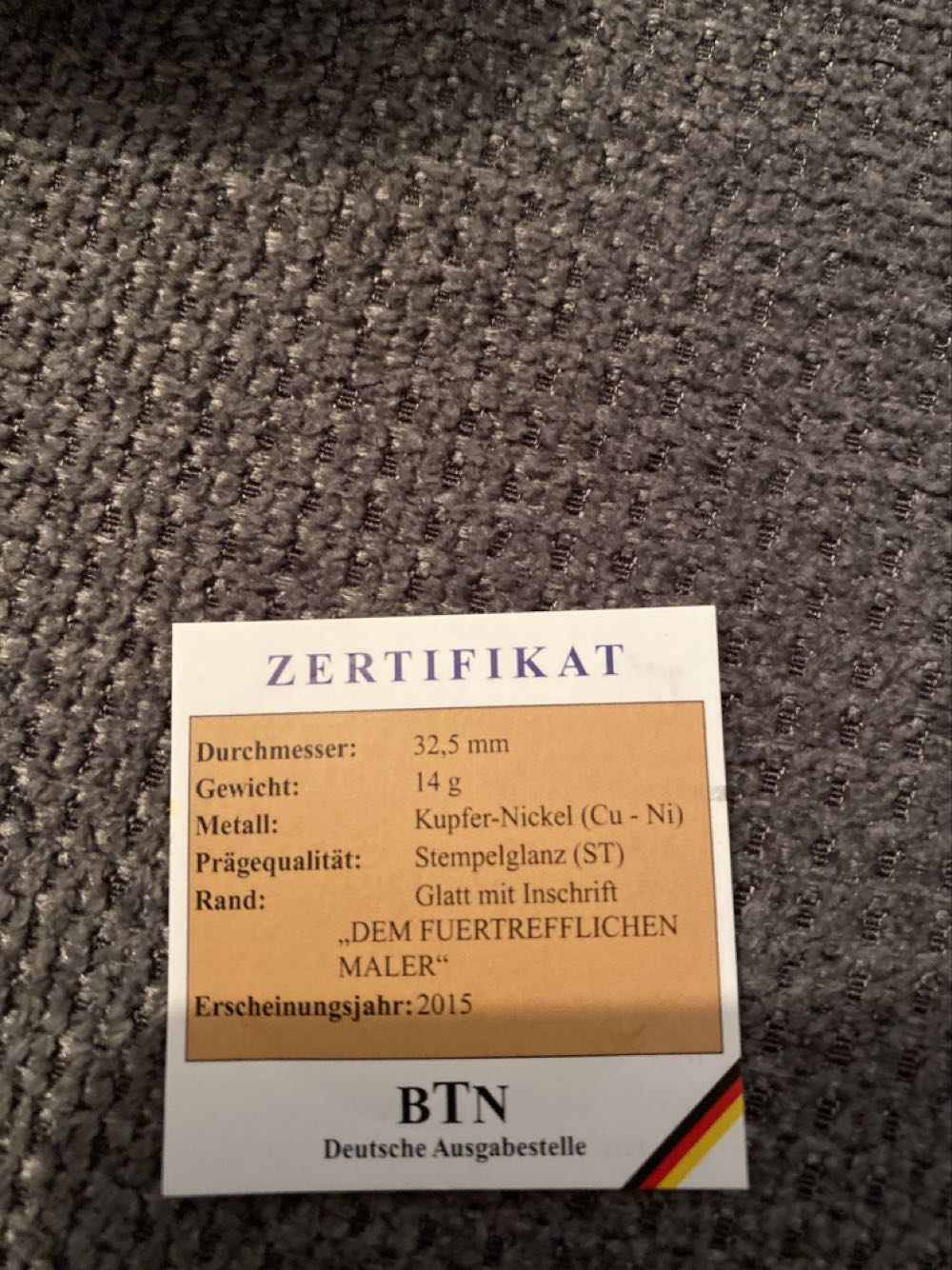 10 Euro Münze - 2015  coin collectible - Main Image 3