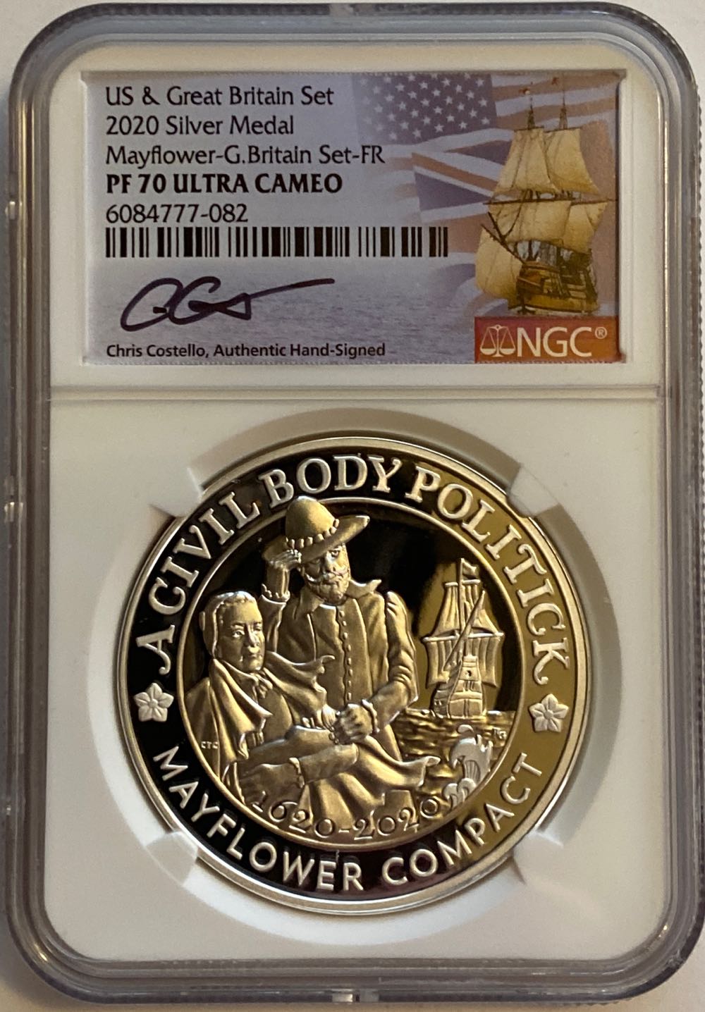 USM - 400th Anniversary of the Mayflower Voyage Set  coin collectible [Barcode 5026177485650] - Main Image 2