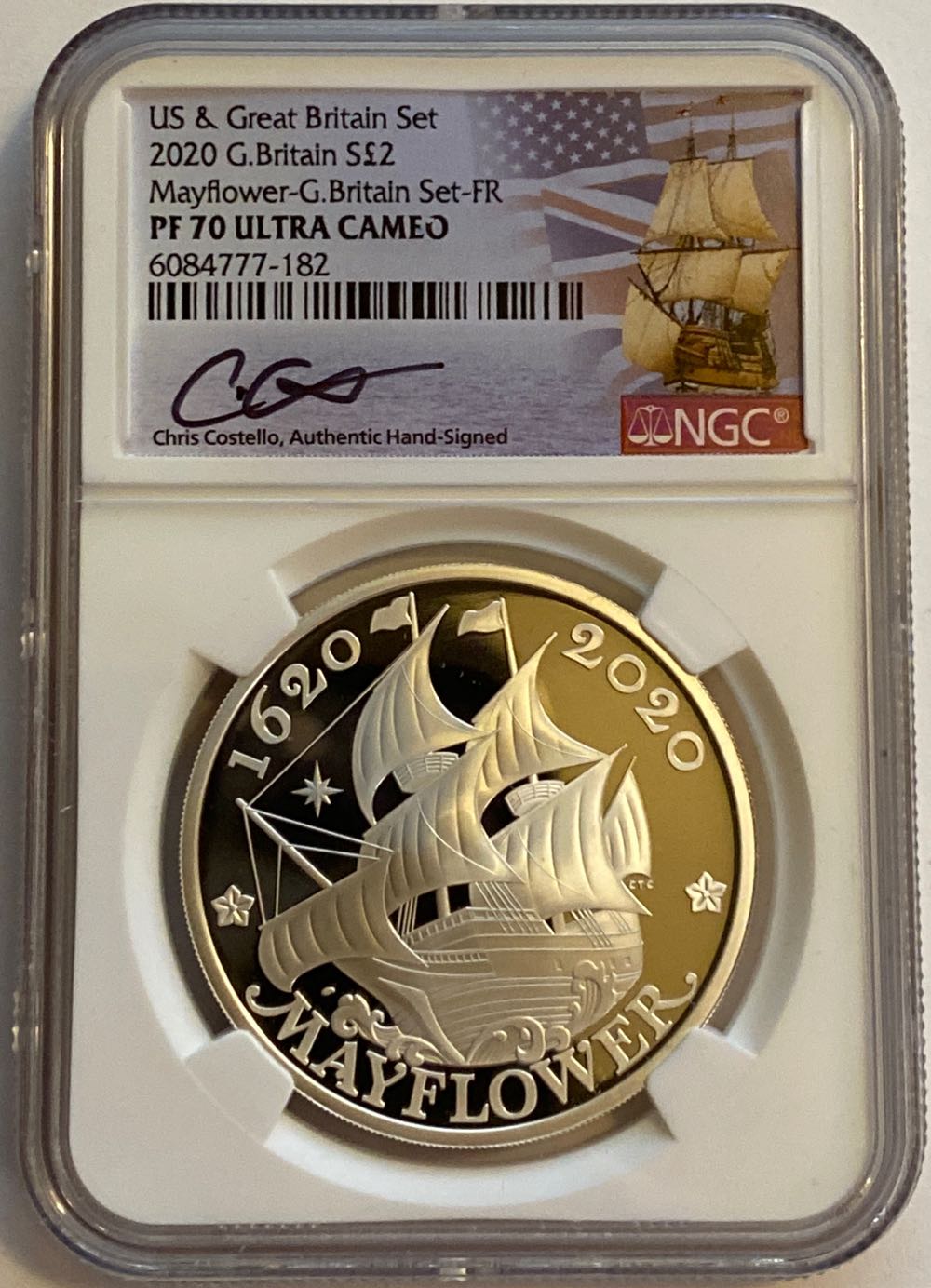 USM - 400th Anniversary of the Mayflower Voyage Set  coin collectible [Barcode 5026177485650] - Main Image 3
