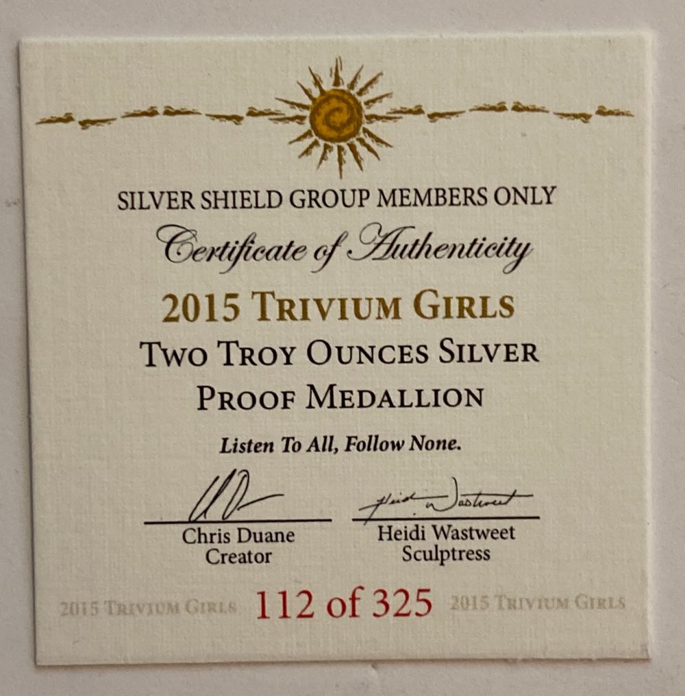 SS - Trivium Girls  coin collectible - Main Image 2