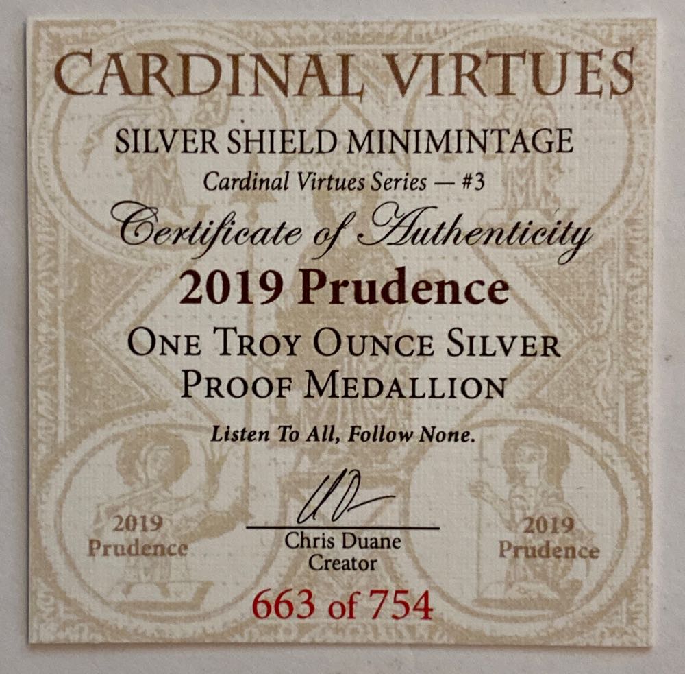 SS - Prudence  coin collectible - Main Image 2