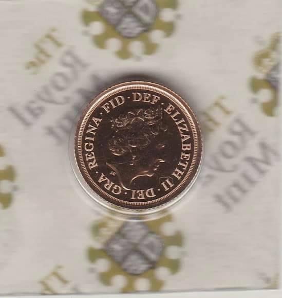 2021 - Half Gold Sovereign - Bullion Coin  coin collectible - Main Image 2