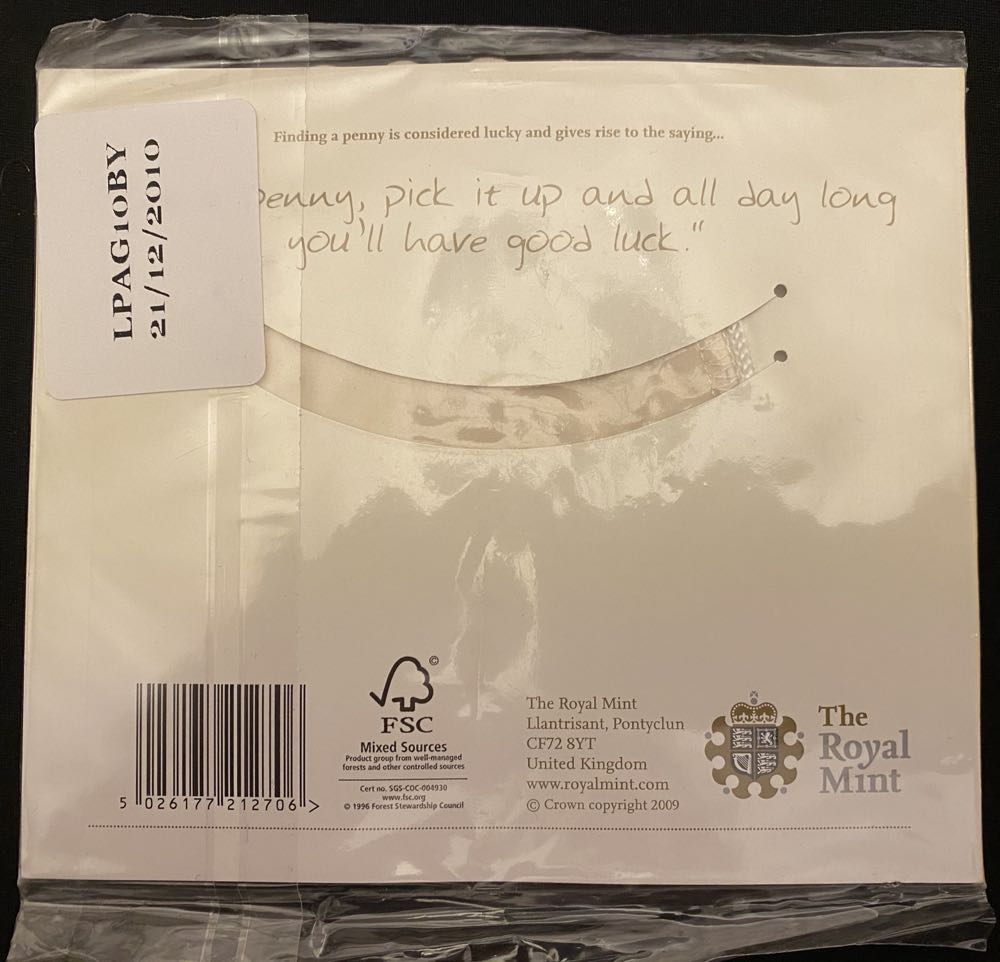 The Royal Mint - Lucky Silver Penny  coin collectible [Barcode 5026177212706] - Main Image 2