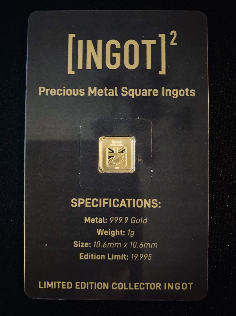 [INGOT] Gold ‘The Brexit’ Square Bar Ingot  coin collectible - Main Image 2