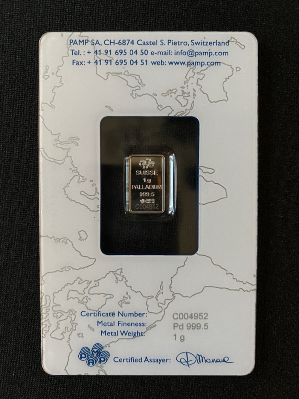 PAMP Suisse Lady Fortuna in Assay  coin collectible - Main Image 2