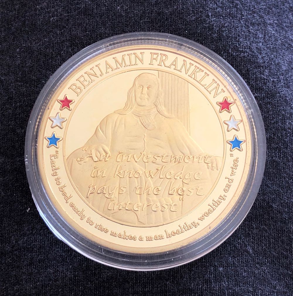 Benjamin Franklin Coin  coin collectible [Barcode 793473134005] - Main Image 2