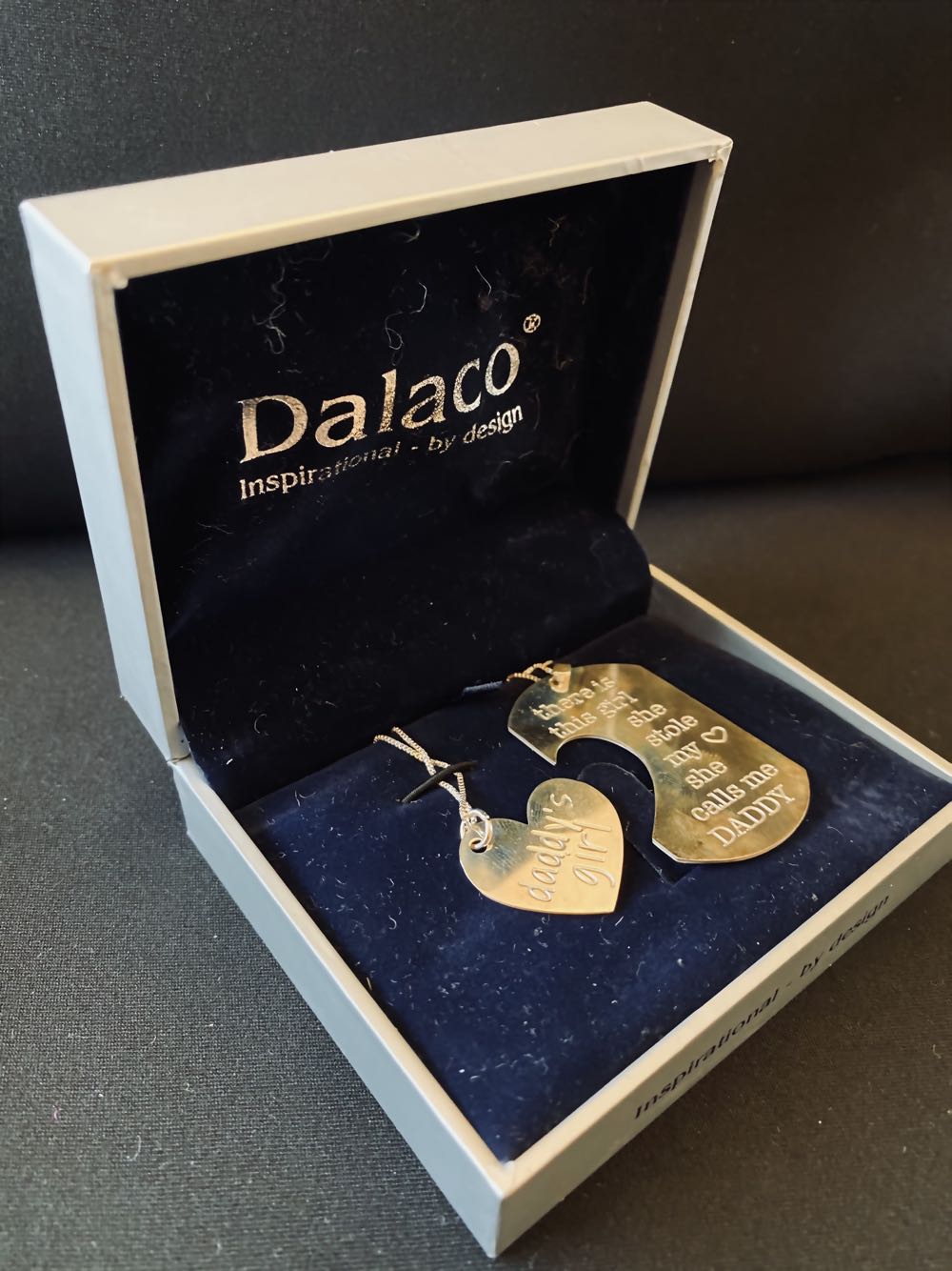 Silver Daddy & Daughter Dog-Tags  coin collectible - Main Image 2