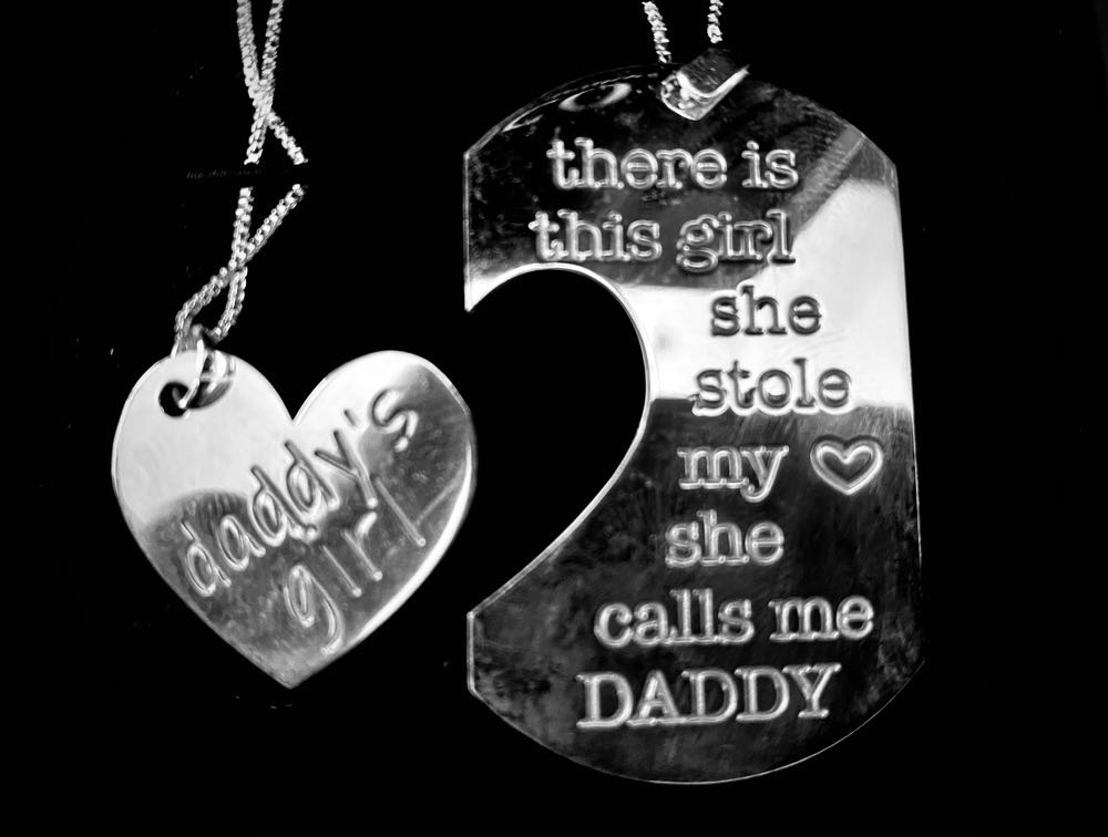 Silver Daddy & Daughter Dog-Tags  coin collectible - Main Image 4