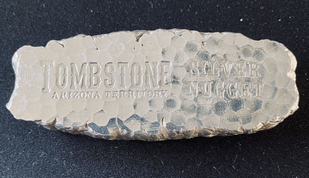 Scottsdale Mint 5oz “Silver Nugget” Bar  coin collectible - Main Image 2