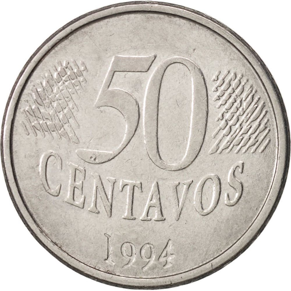 1-Brazil - 50 Centavos, 1994  coin collectible - Main Image 2