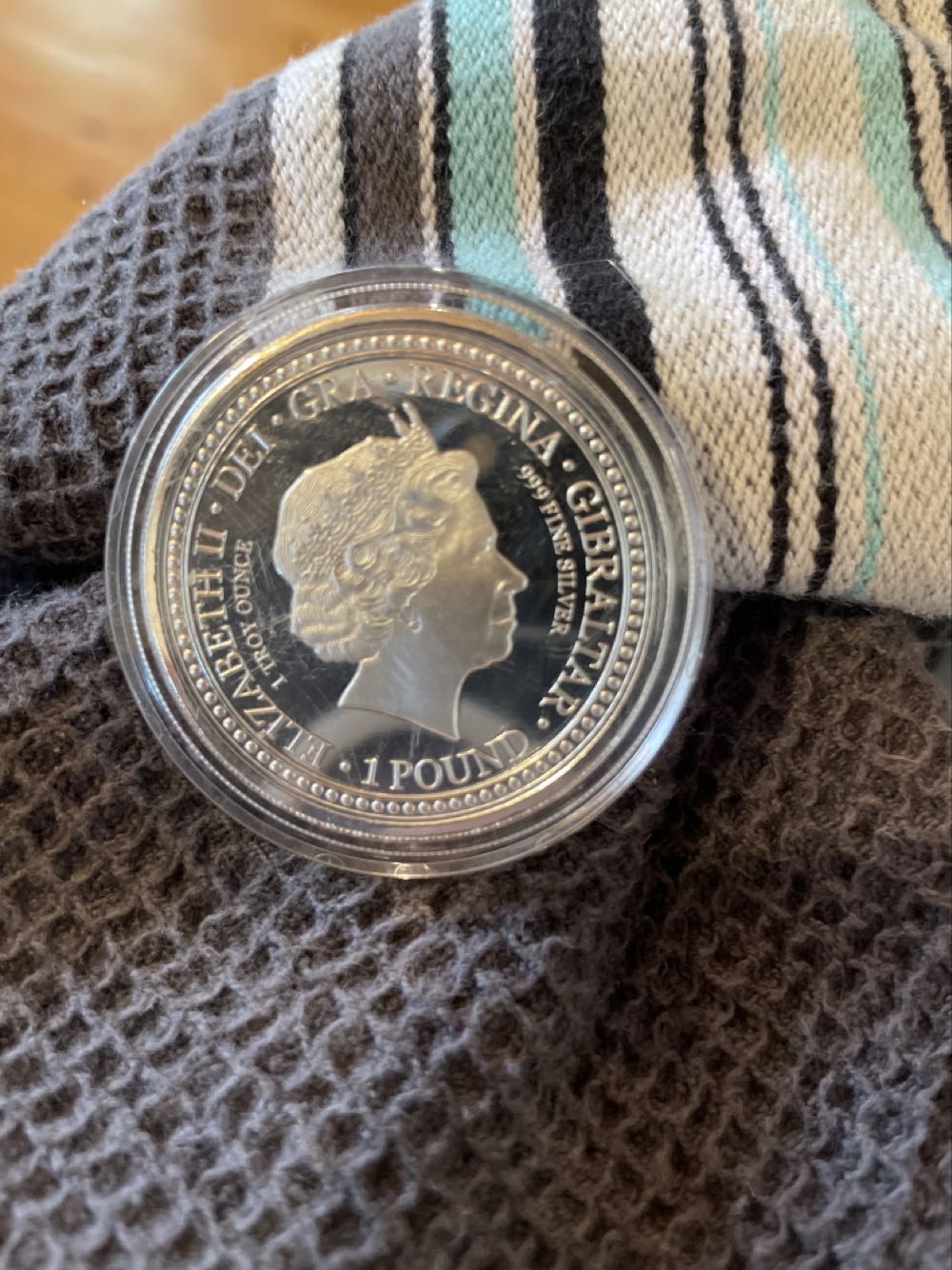 Gibralter Pound Coin  coin collectible - Main Image 2