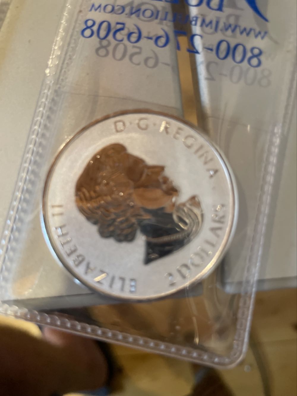 Canada 3/4 Oz Growling Bear  coin collectible - Main Image 2