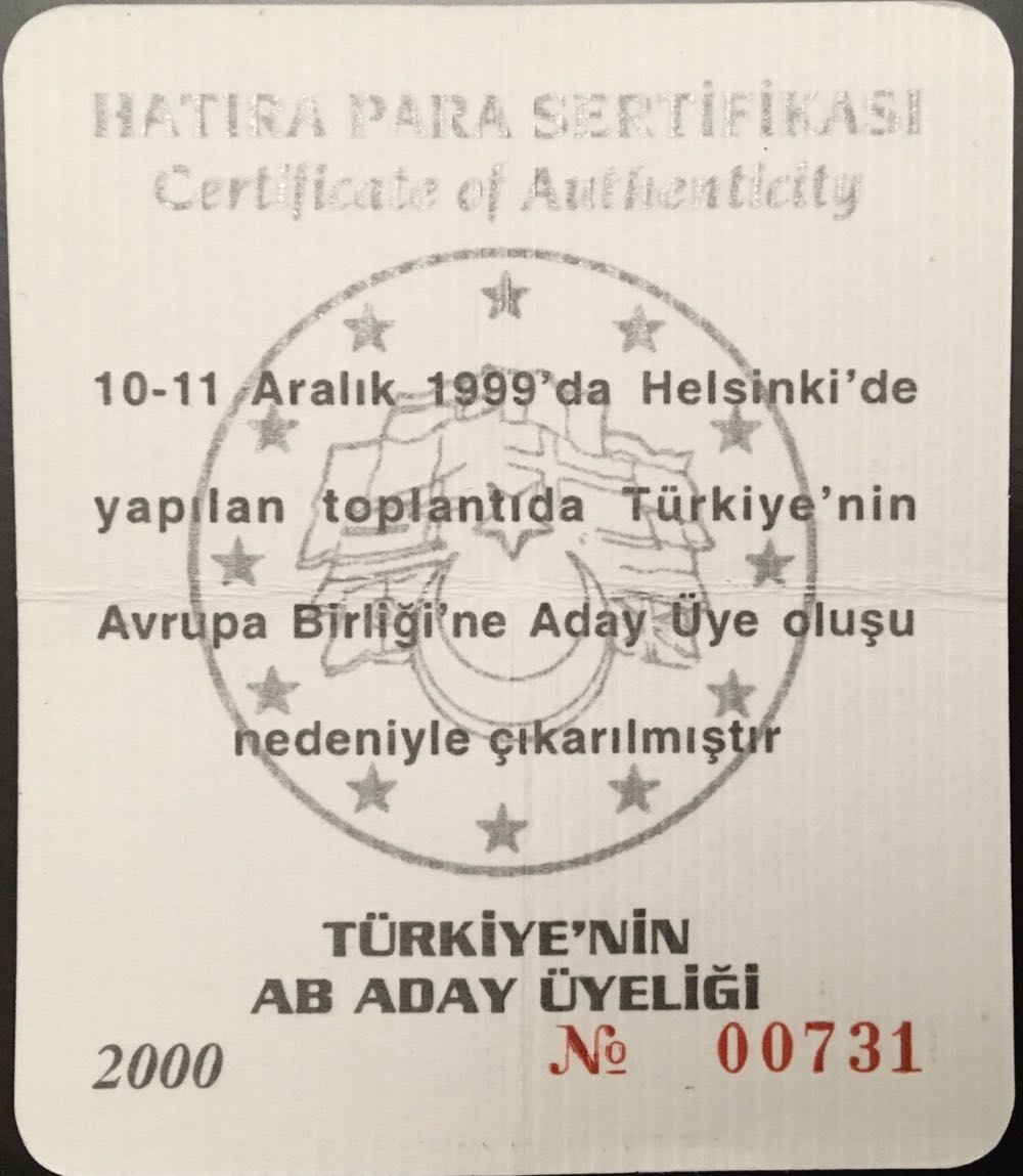 Avrupa Birligi Aday Uyeligi  coin collectible - Main Image 3