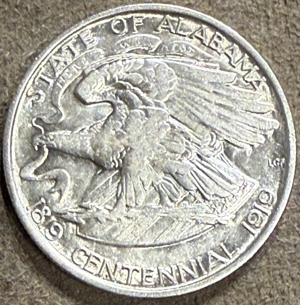 1921 Alabama Centennial Half Dollar  coin collectible - Main Image 2
