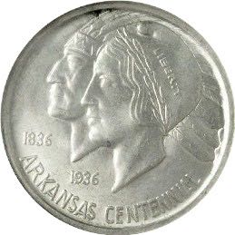 Arkansas Centennial Half Dollar  coin collectible - Main Image 2