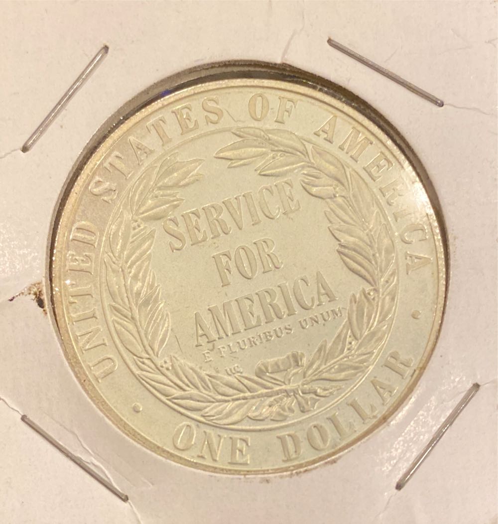 National Community Service Dollar  coin collectible - Main Image 3