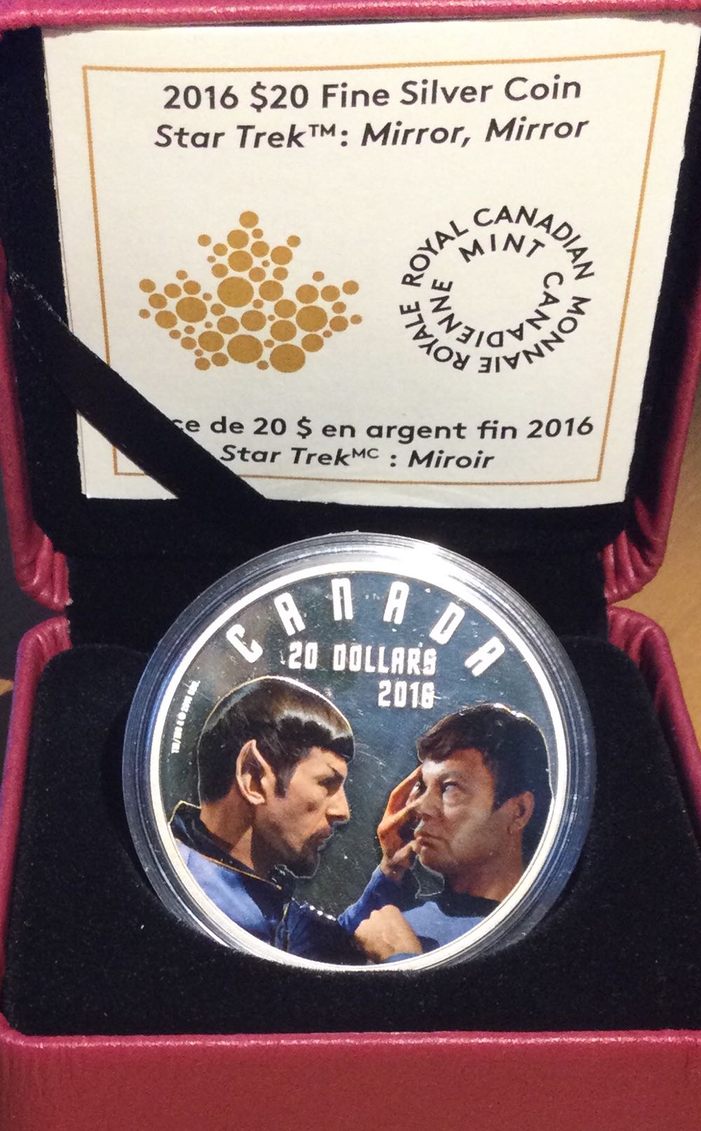 Star Trek TOS  Mirror Mirror Silver Coin  coin collectible [Barcode 623932074880] - Main Image 2
