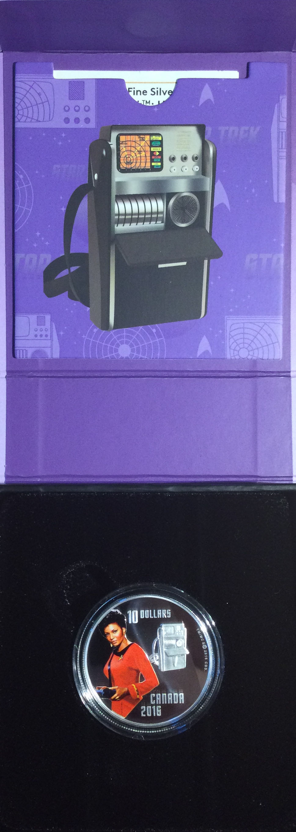 Star Trek TOS Uhura Silver Coin  coin collectible [Barcode 623932076310] - Main Image 2