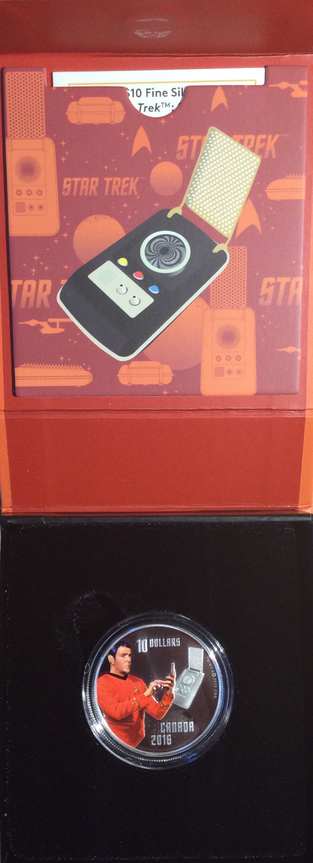 Star Trek TOS Scotty Silver Coin  coin collectible [Barcode 623932076327] - Main Image 2