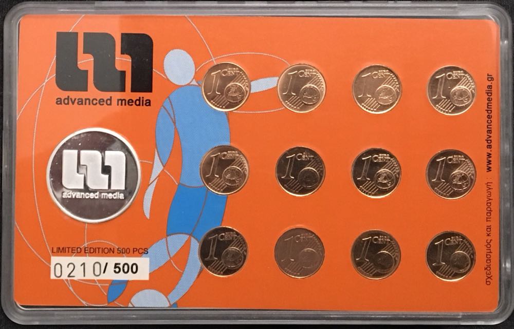 Expo 2004 1 Euro Cent Collection  coin collectible - Main Image 2