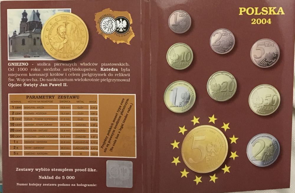 Polish Euro Coin Set  coin collectible - Main Image 3
