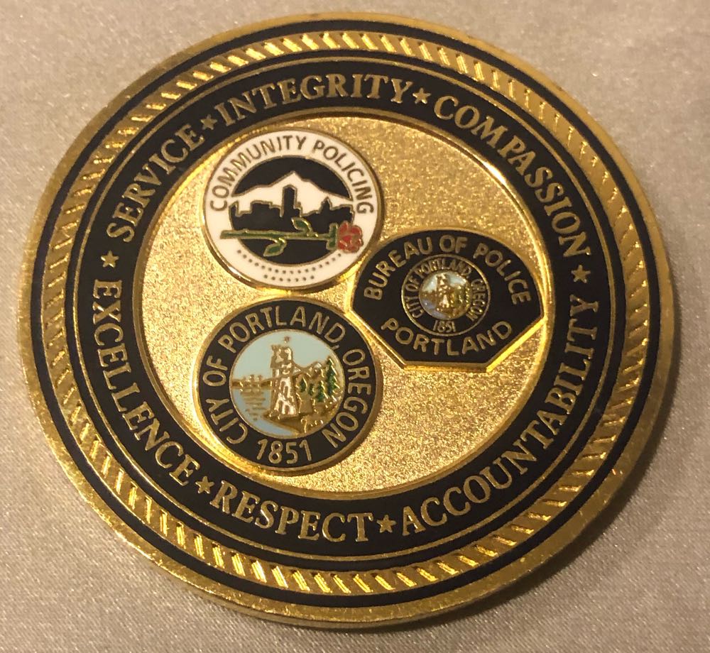 Portland Police Bureau Chiefs Coin  coin collectible - Main Image 2