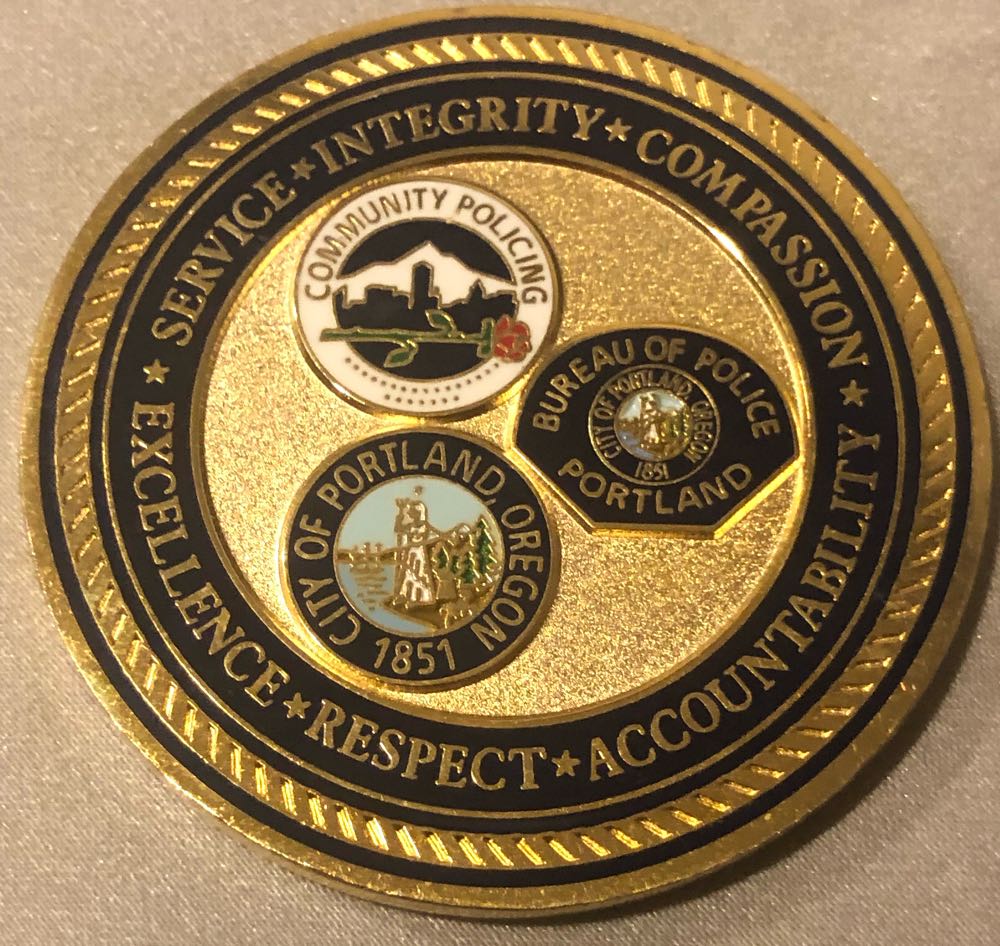 Portland Police Bureau Detective Division  coin collectible - Main Image 2