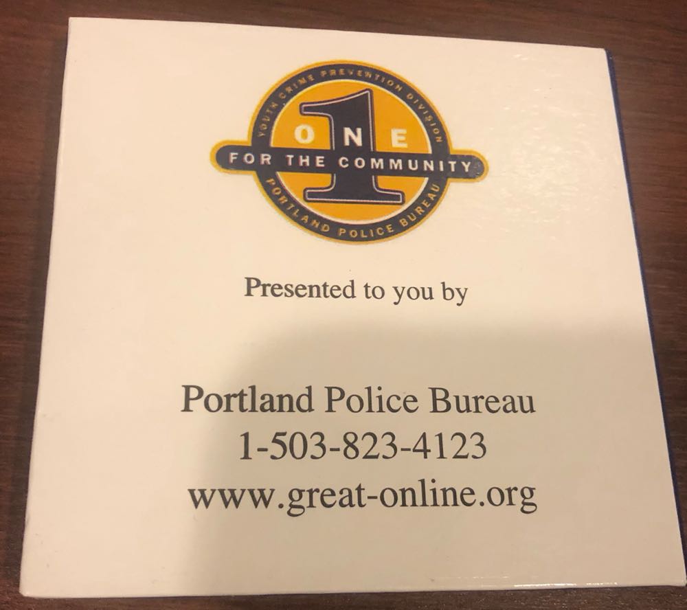 Portland Police Bureau GREAT  coin collectible - Main Image 4