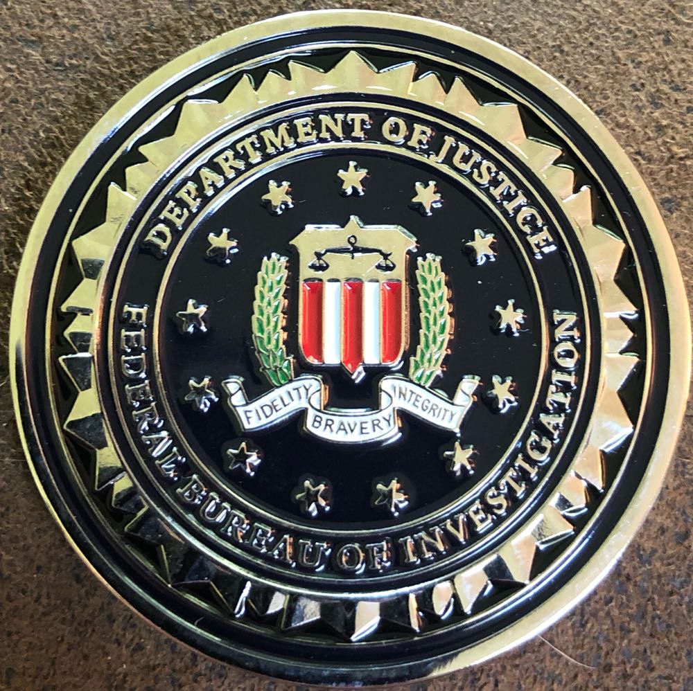 Federal Bureau Of Investigation - Operation Cross Country X  coin collectible - Main Image 2