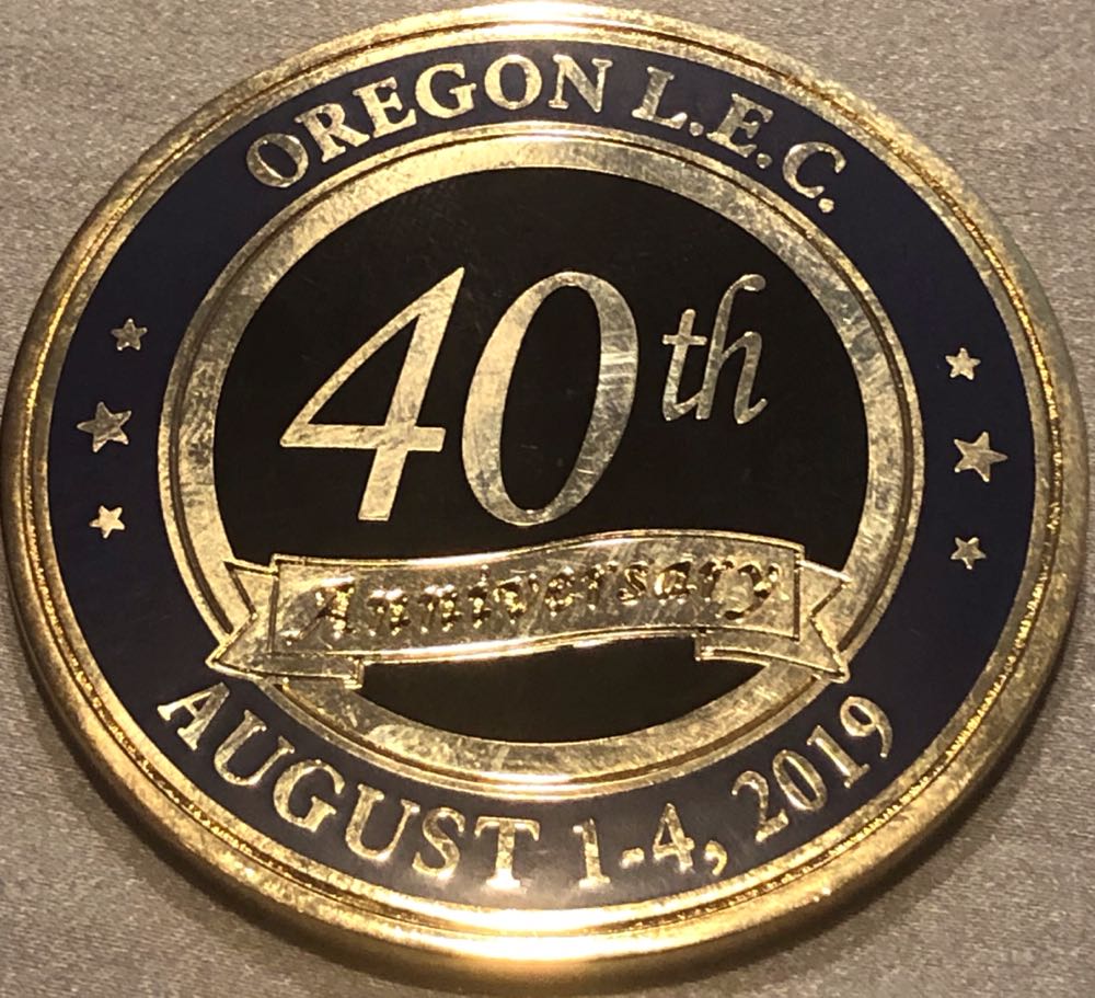 Oregon Law Enforcement Challenge - 40th Anniversary  coin collectible - Main Image 2