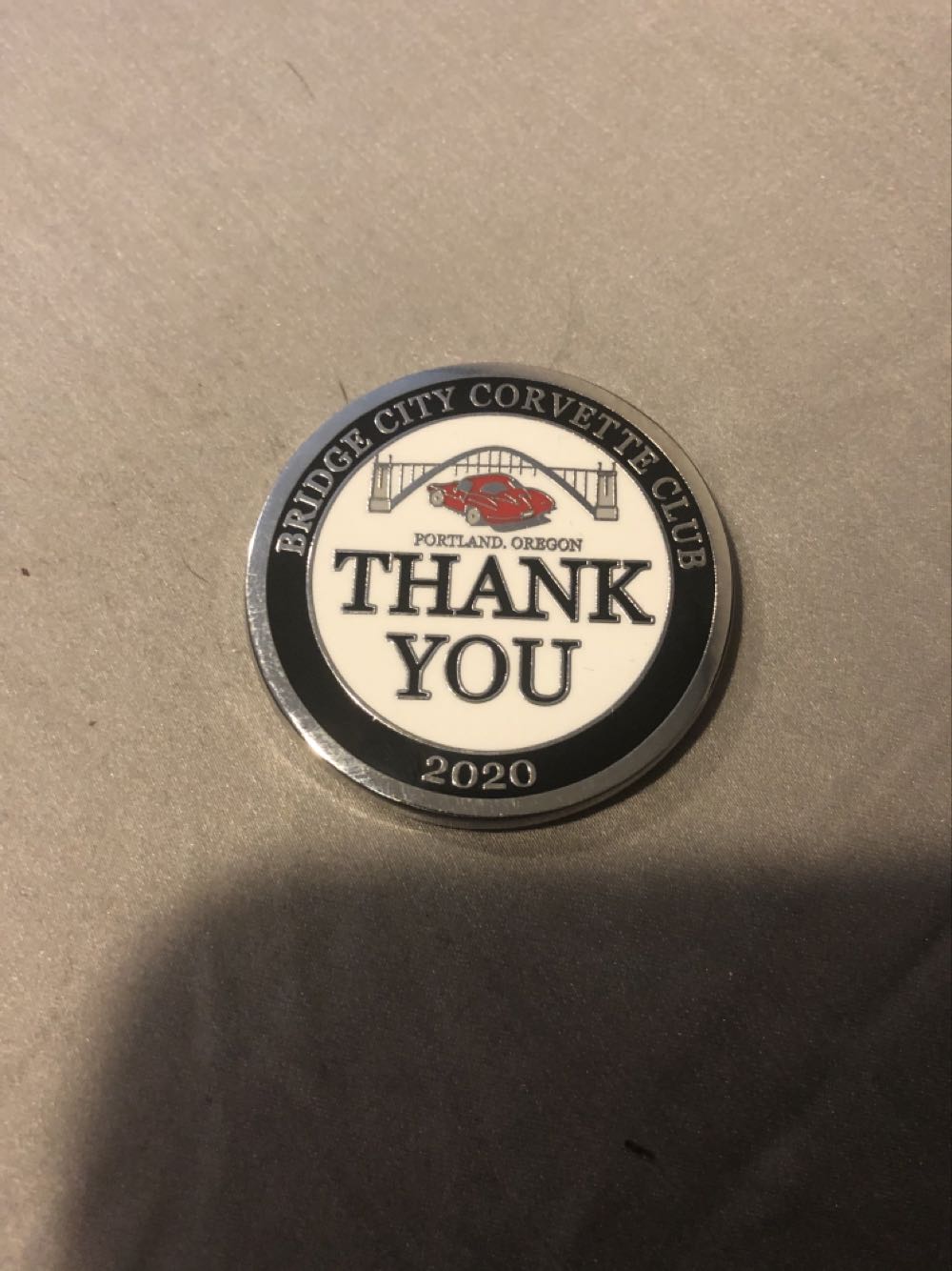 Bridge City Corvette Club 2020  coin collectible - Main Image 2