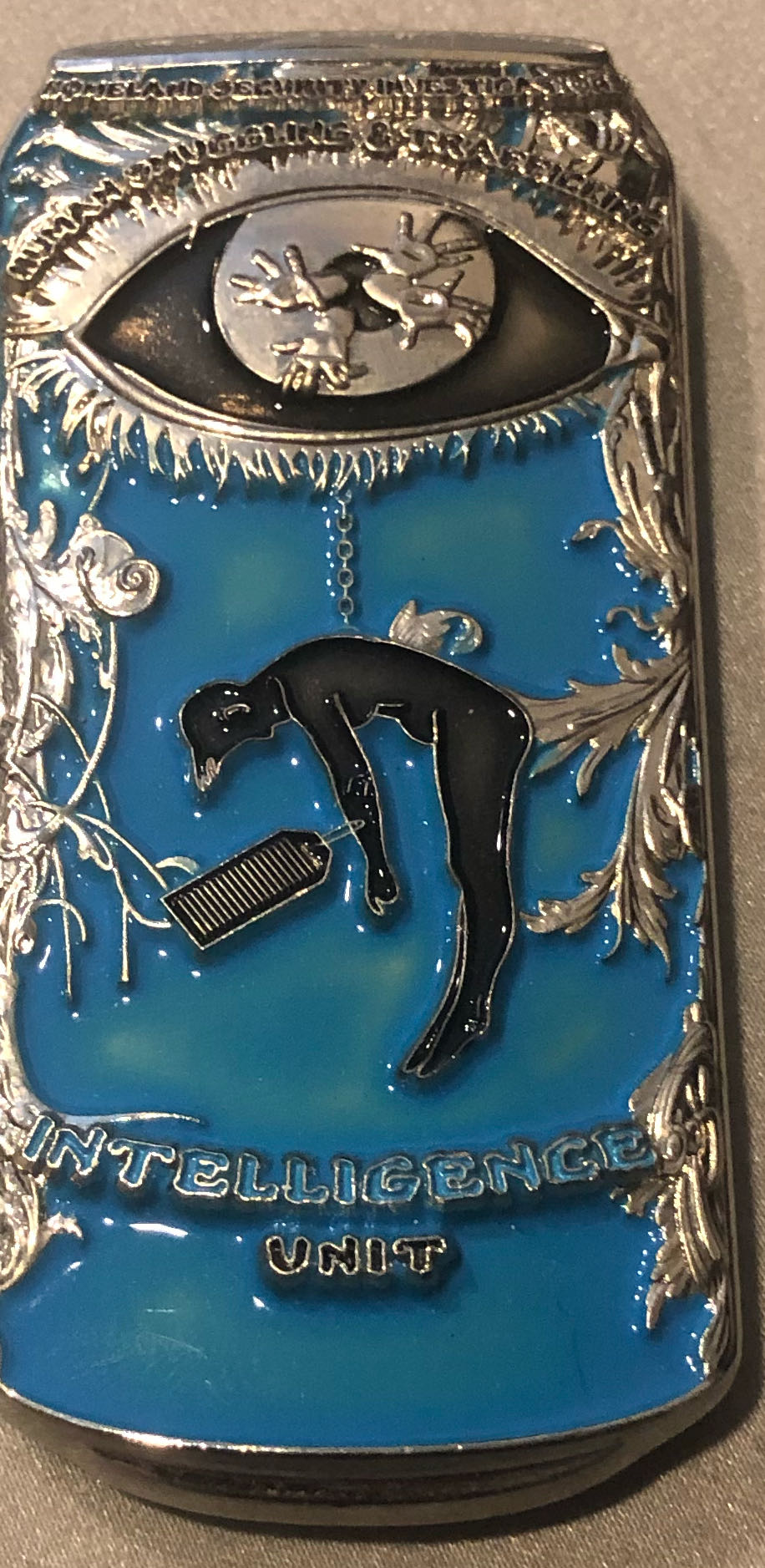 Homeland Security Investigations - Human Trafficking Blue  coin collectible - Main Image 2