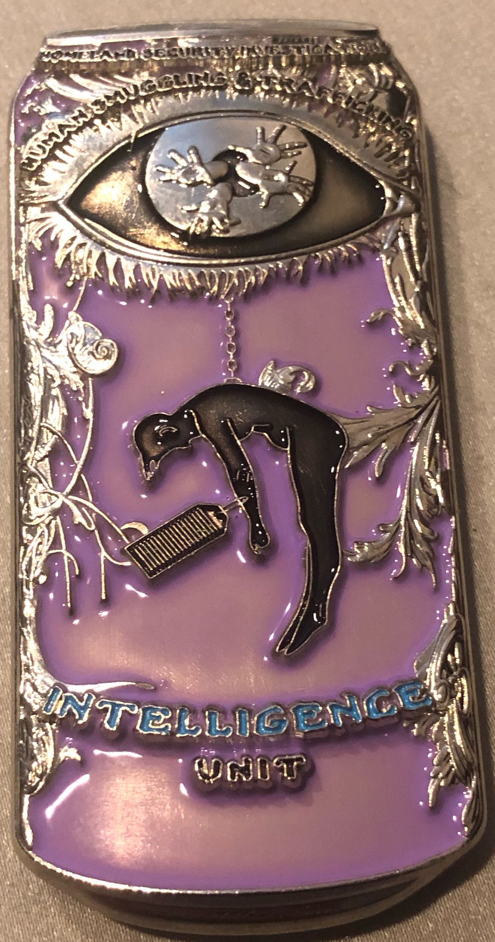 Homeland Security Investigations - Human Trafficking Purple  coin collectible - Main Image 2