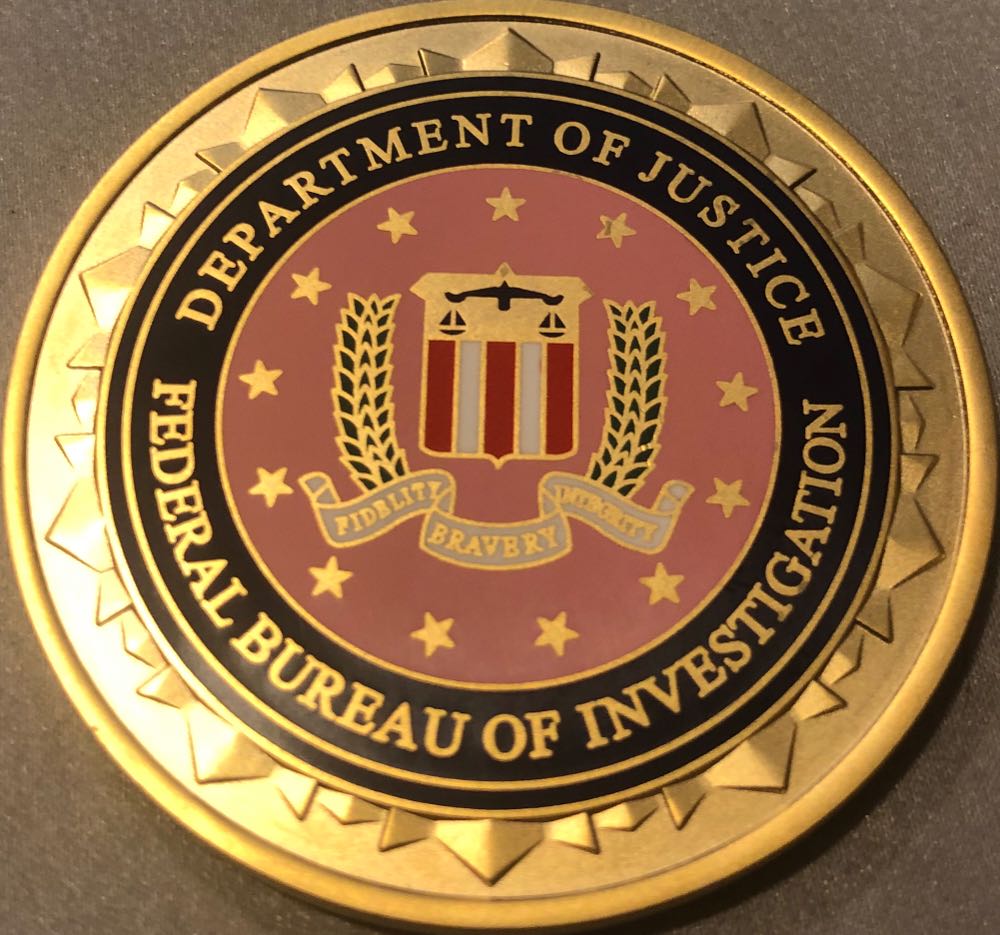 Federal Bureau Of Investigation - Joint Terrorism Task Force - Pink  coin collectible - Main Image 2