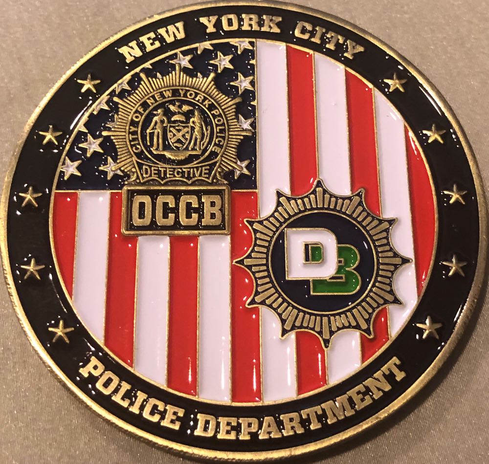 New York Police Department - Manhattan South Vice Squad  coin collectible - Main Image 2
