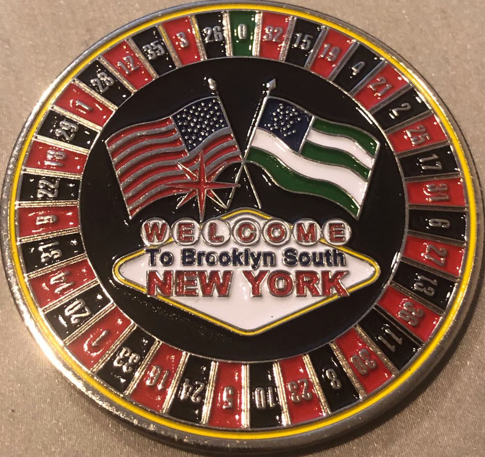 New York Police Department - Brooklyn South Vice  coin collectible - Main Image 2